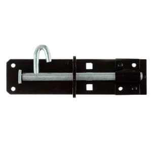 Image of Select Hardware Heavy Duty Black Padbolt - 152mm