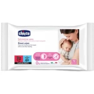 Image of Chicco Breast Wipes Wet Cleansing Wipes for breasts 72 pc