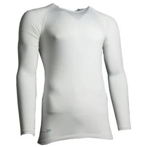 Image of Precision Essential Base-Layer Long Sleeve Shirt Adult White - Medium 38-40"
