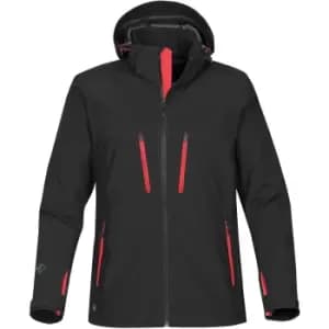 Image of Stormtech Mens Patrol Softshell Jacket (M) (Black/Bright Red)