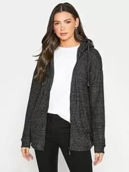 Image of Long Tall Sally Pocket Detail Hoodie - Black, Size 20, Women