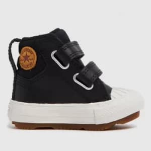 Image of Converse Black Berkshire Boot 2v Trainers Toddler