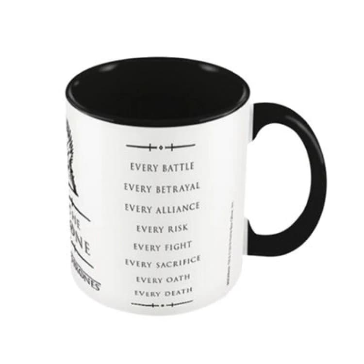 Image of Game Of Thrones For The Throne Mug White unisex