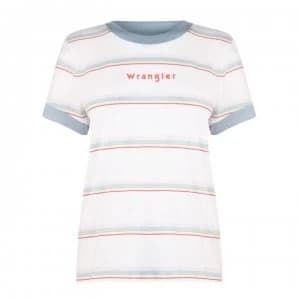 Image of Wrangler 80s T Shirt - White