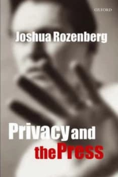 Image of Privacy and the Press by Joshua Rozenberg Paperback