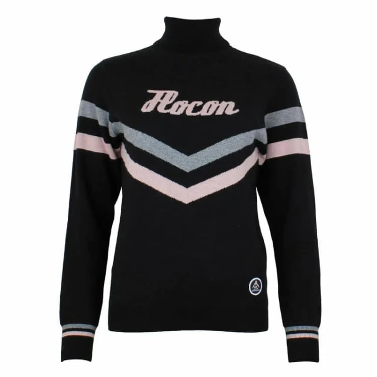 Image of Peak Mountain Womens turtleneck sweater Peak Mountain Acioto Noir Female S