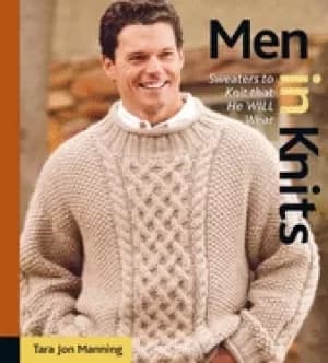 Image of men in knits sweaters to knit that he will wear