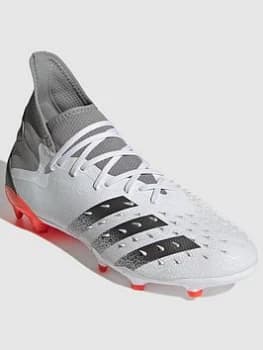Image of adidas Predator 20.2 Firm Ground Football Boots - White, Size 11, Men