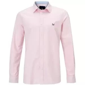 Image of Crew Clothing Mens Slim Oxford Shirt Classic Pink XXL