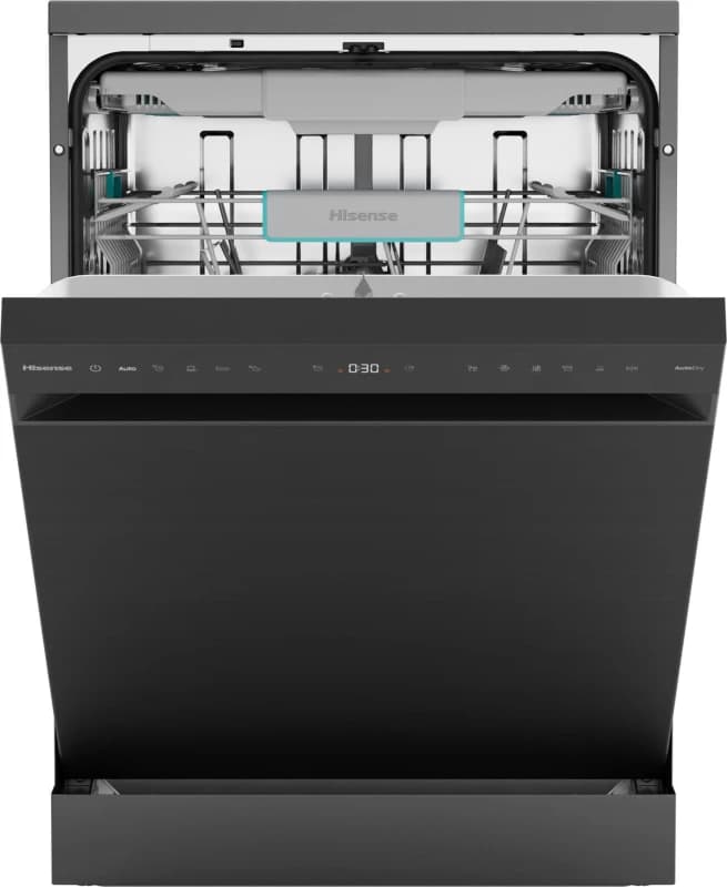 Image of Hisense Hi6 Freestanding Dishwasher - WiFi-enabled A-Rated Black HS663A90BXUK Black