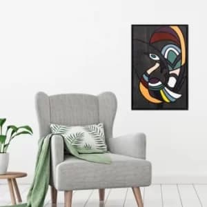 Image of By Tavuskusu Multicolor Decorative Wooden Wall Accessory