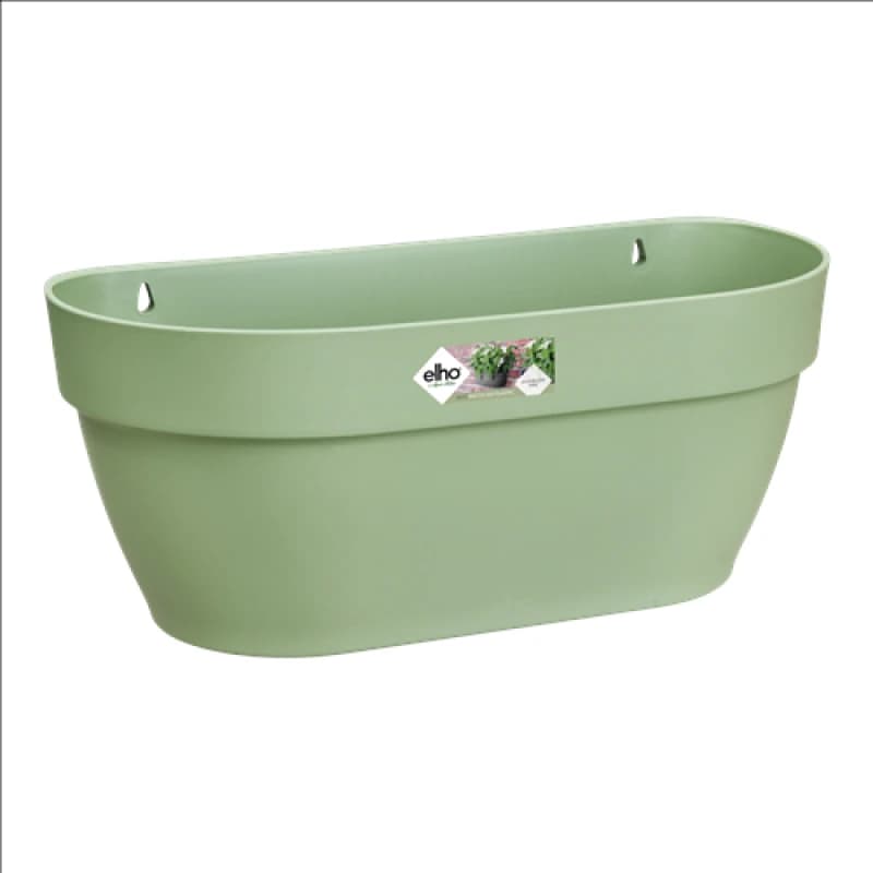 Image of Elho Vibia Campana Wall Basket 35cm - Pistachio Green