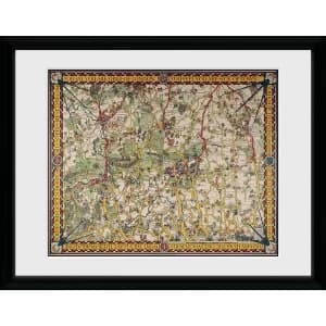 Image of Transport For London Map 4 12" x 16" Framed Collector Print