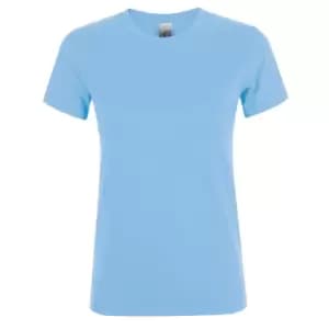 Image of SOLS Womens/Ladies Regent Short Sleeve T-Shirt (XXL) (Sky Blue)