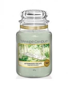 Image of Yankee Candle Garden Hideaway Collection Large Jar Afternoon Escape Scented Candle 623g