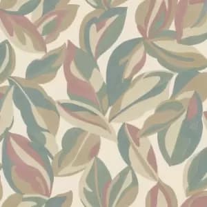 Image of Holden Decor Abstract Leaf Multi