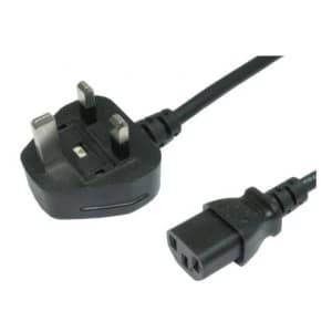 Image of Spire UK Power Lead Kettle Lead Moulded Plug 13A 5 Metres
