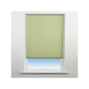 Image of Universal Plain Daylight Roller Blind, Apple Green, W120cm