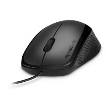 Image of Speedlink Kappa Wired PC Mouse - 3 Buttons - 1.4m USB Cable - Black