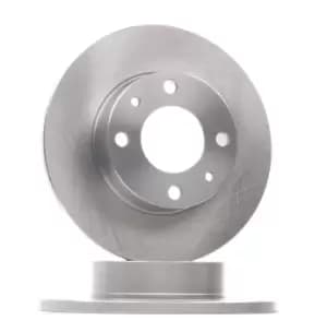 Image of RIDEX Brake disc Rear Axle 82B0710 Brake rotor,Brake discs MERCEDES-BENZ,FIAT,SEAT,S-Klasse Limousine (W116),Panda Schragheck (141_)