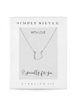 Image of Simply Silver Simple Silver Sterling Silver 925 Horseshoe Pendant