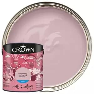 Image of Crown Matt Emulsion Paint - Raspberry Souffle - 2.5L