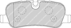 Image of Ferodo FDB1613 Brake Pad Set Rear Axle Premier Car