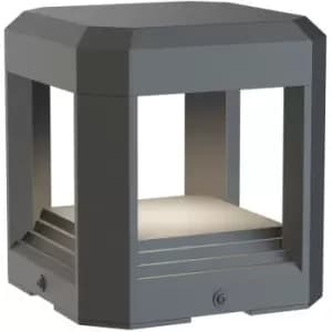Image of Maytoni Outdoor - Royal Mile Outdoor Royal Mile Integrated LED Grey Pedestal Landscape Light IP65