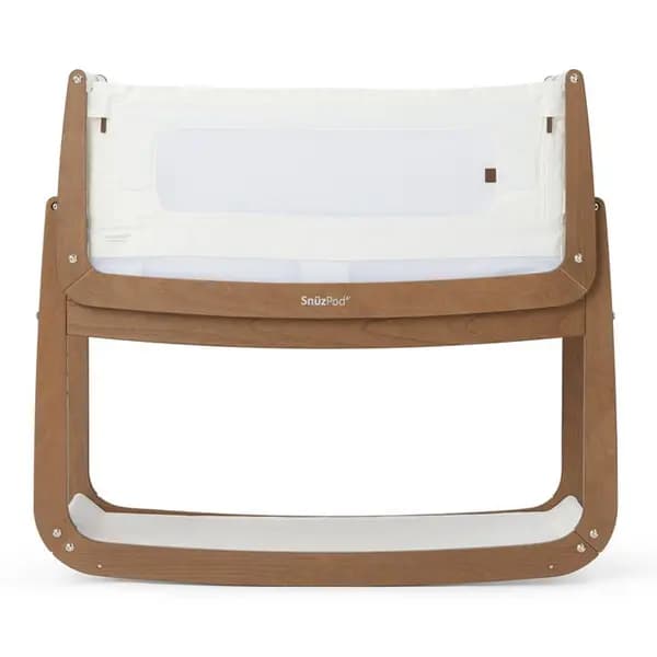 Image of SnuzPod4 Bedside Crib The Natural Edit 'Walnut'