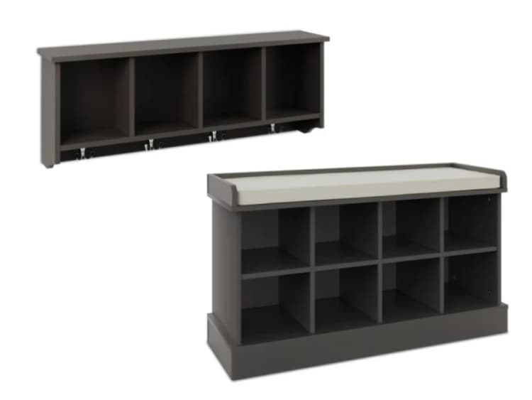 Image of GFW Kempton Grey 2 Piece Hallway Storage Set