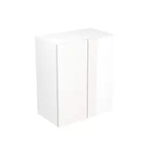 Image of KitchenKIT Slab 60cm Blind Corner Wall Unit - Gloss White