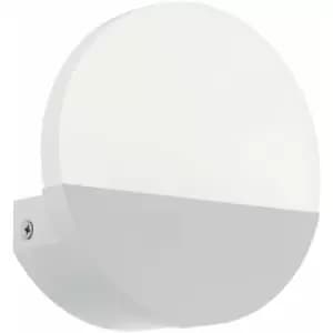 Image of Loops - Wall Light Colour White Shade Satined Plastic Bulb LED 1x4.5W Included