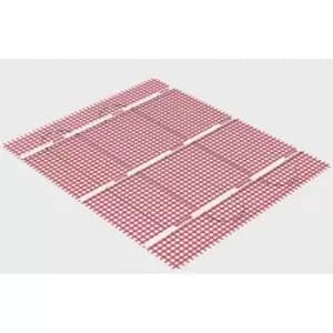 Image of Warm Up - Warmup Electric Underfloor Heating Sticky Mat Kit Red Floor Cable 150W/m2 - 10m2