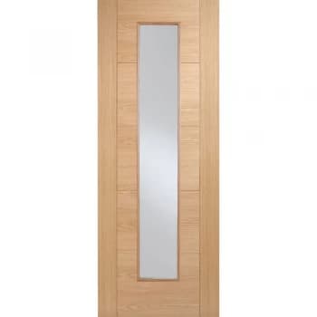Image of LPD Vancouver Fully Finished Oak 1 Light Glazed Internal Door - 1981mm x 686mm (78 inch x 27 inch)