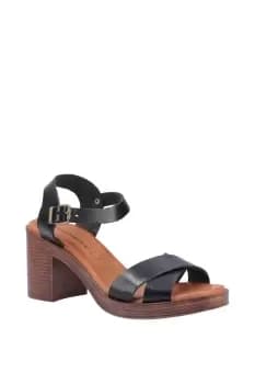 Image of Hush Puppies Georgia Smooth Leather Sandals