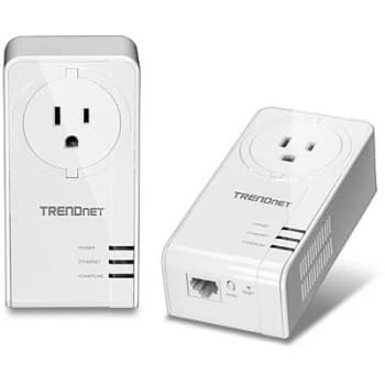 Image of Powerline Gigabit AV2 Adapter kit /w Pass Through UK Plug