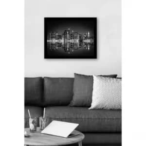 Image of SC0353 Multicolor Decorative Framed MDF Painting