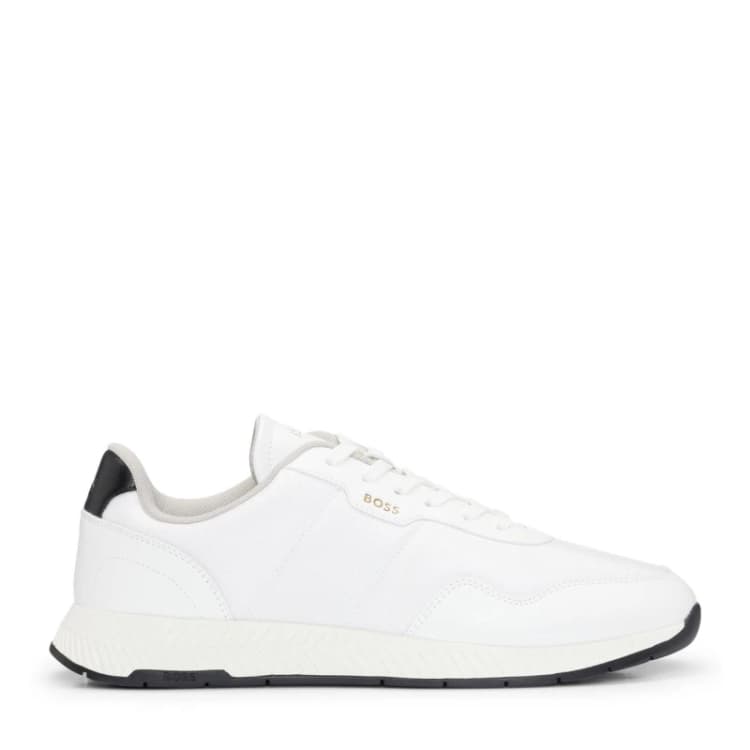 Image of Boss Mens Titanium Runner Trainers White male 10 (44)
