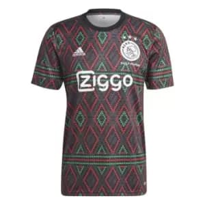 Image of adidas Ajax Third Pre Match T-Shirt Adults - Black
