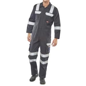 Image of Click Arc Flash Coveralls Size 38 Navy Blue Ref CARC6N38 Up to 3 Day