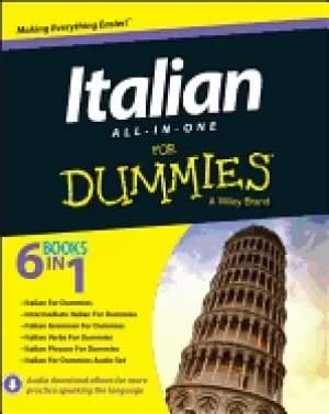 Image of italian all in one for dummies