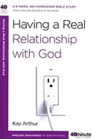 Image of having a real relationship with god