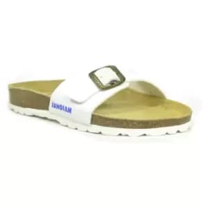 Image of Sanosan Womens/Ladies Malaga Sano Sandals (8 UK) (White/Brown)