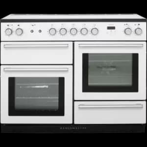 Image of Rangemaster NEX110EIWHC (106170) 110cm Induction Range Cooker in White/Chrome Trim