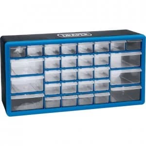 Image of Draper 30 Drawer Wall Mountable Organiser Cabinet