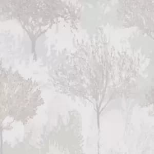 Image of Superfresco Easy Birch Mauve Wallpaper
