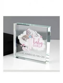 Image of Personalised Me To You New Baby Crystal Token
