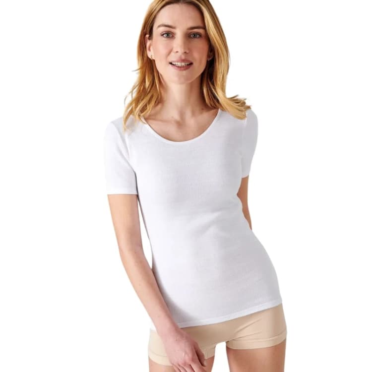 Image of DAMART Thermolactyl Grade 3 T-Shirt White Women XS;XXL;XL;M;S