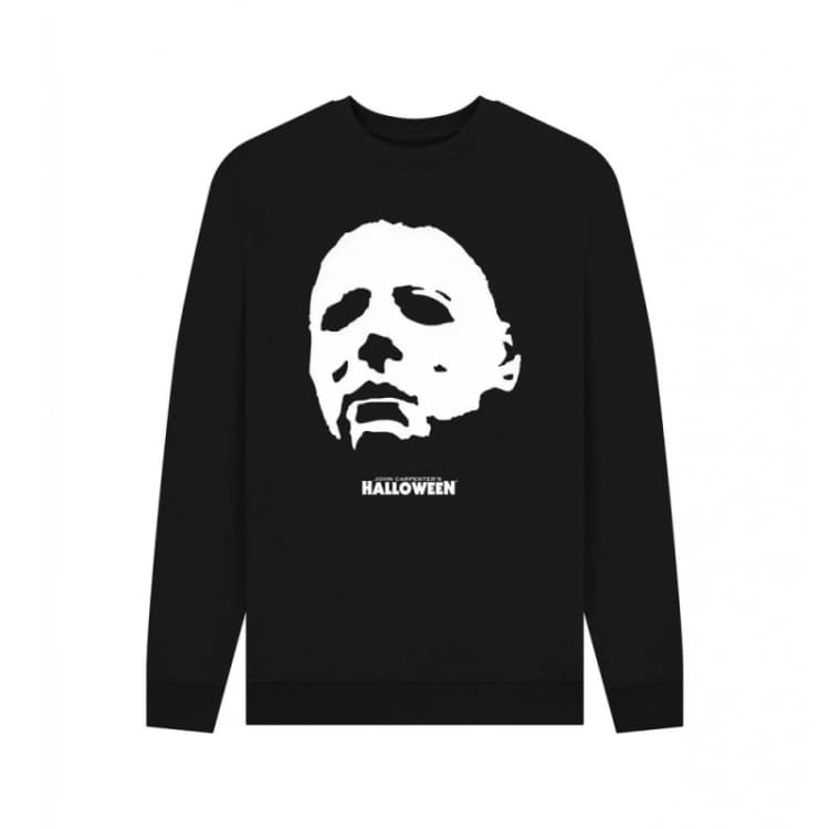 Image of Halloween Mens Michael Myers Sweatshirt in Black Size: Small Black Male S