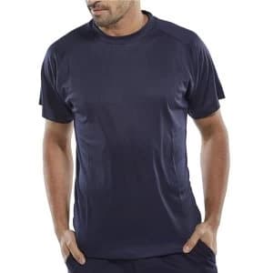 Image of Click Workwear XXXXLarge T Shirt Navy Blue